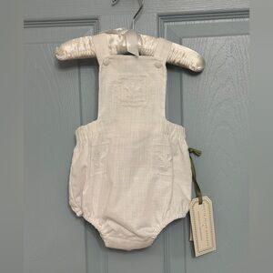 Edgehill Collection x Kristin Ellen Hockman Baby Bubble Sunsuit 6 m NWT Linen